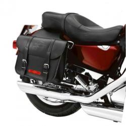Tassenset leder voor XL Sportster / FXD Dyna / Softail