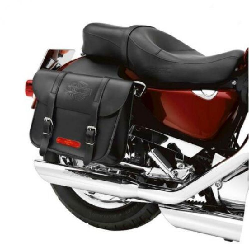 Tassenset leder voor XL Sportster / FXD Dyna / Softail