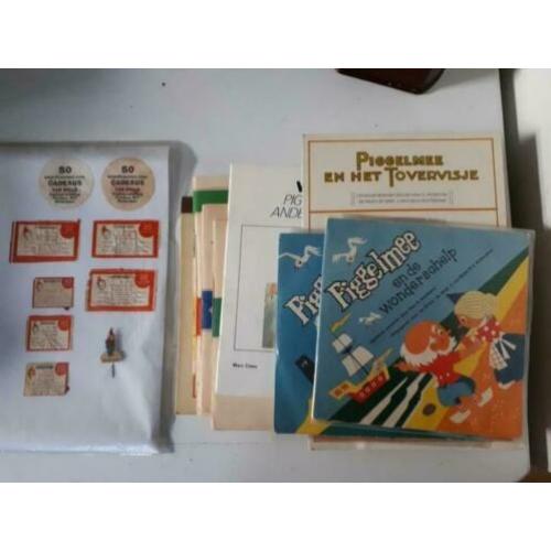 Van Nelle Piggelmee Collectie boeken, vinyl en kopjes