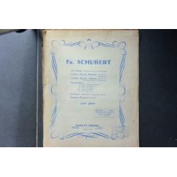 2 Oude partituren Fr. Schubert.