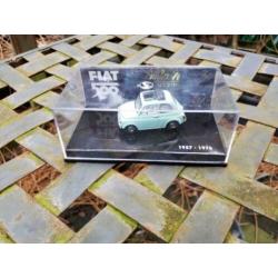 Fiat 500 Minichamps 1/64 lichtgroen