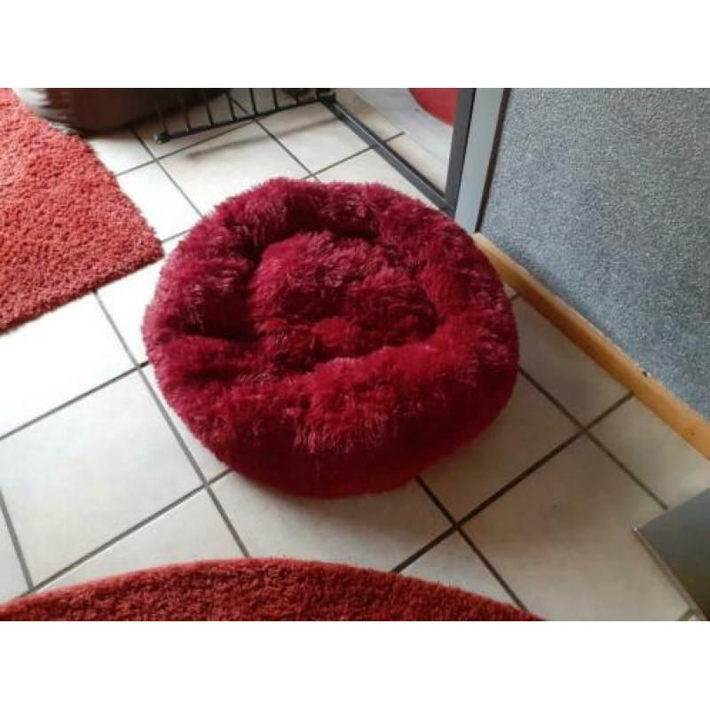 Dieprood zacht en 80 cm