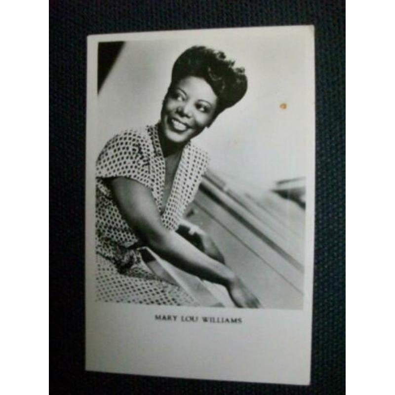 Nederlandse artiesten foto s kaarten/divers -mary lou willia