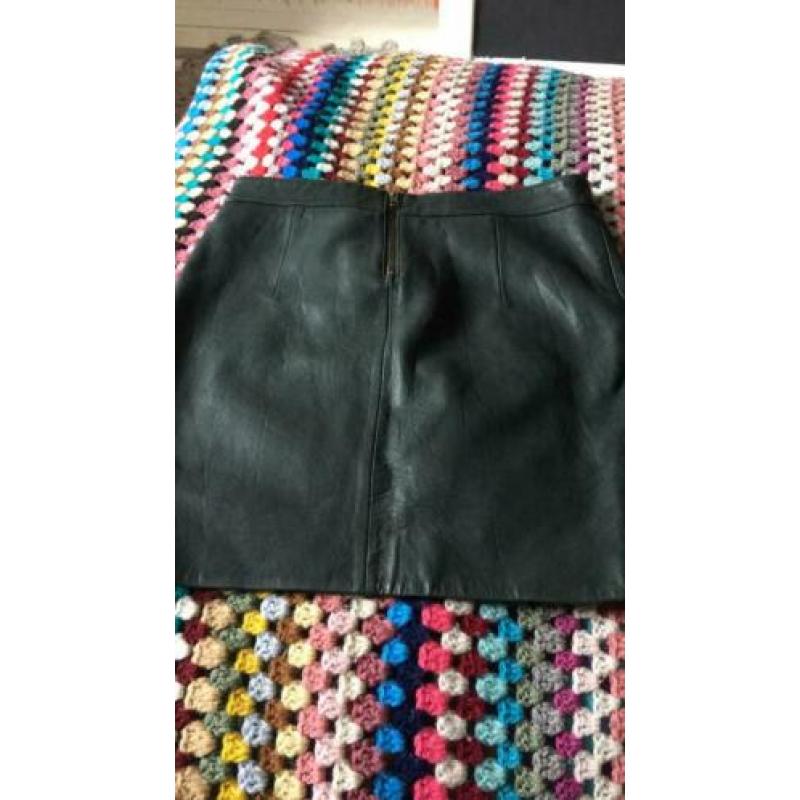 American Retro rok groen leer s