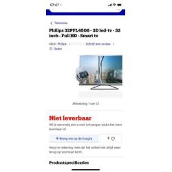 Mooie nette Philips led 3D tv