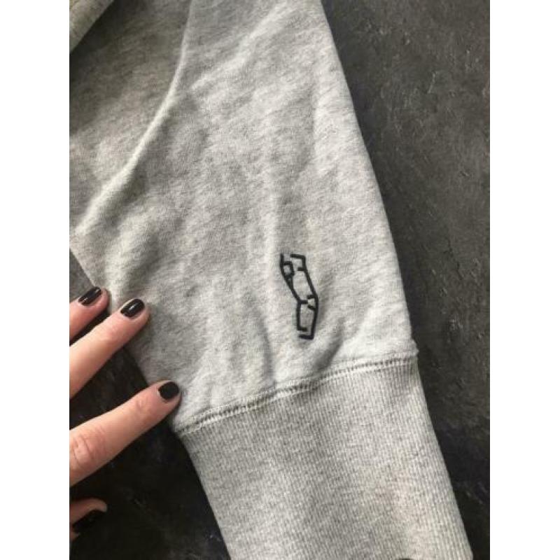 G STAR RAW grijze hoodie sweater groen print XXL heren ZGAN