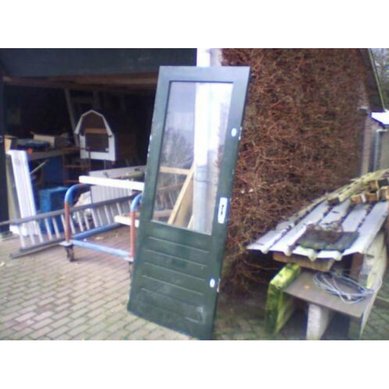 Achterdeur /buitendeur 825 × 2115 met borstwering (820mm)