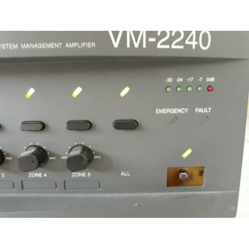 Toa vm-2240 system management amplifier