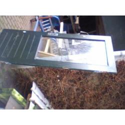 Achterdeur /buitendeur 825 × 2115 met borstwering (820mm)