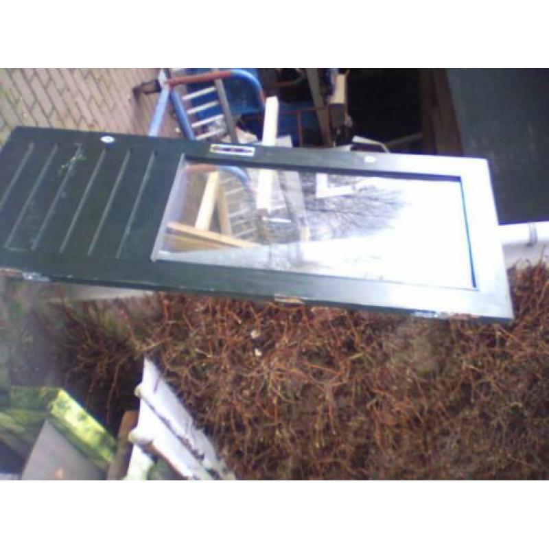 Achterdeur /buitendeur 825 × 2115 met borstwering (820mm)