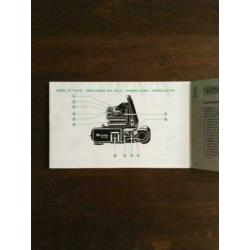 Fuji GS645S GS645 S Instruction Manual