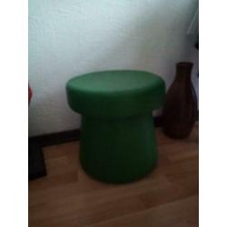 Poef jaren 70 paddestoel model heel apart