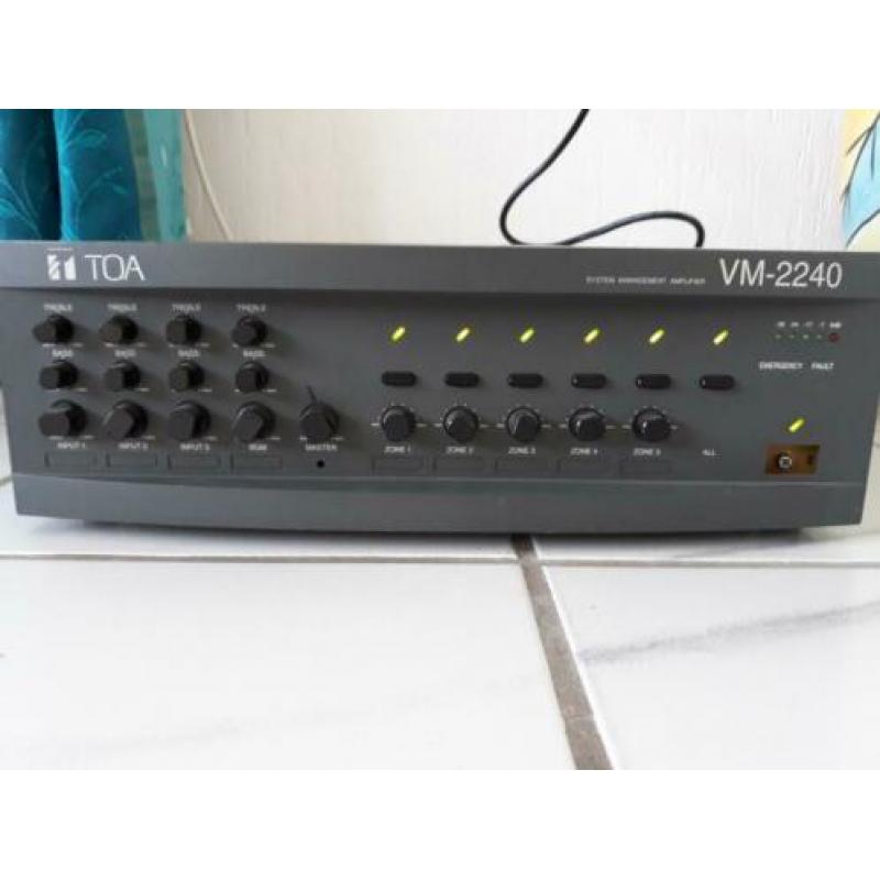 Toa vm-2240 system management amplifier