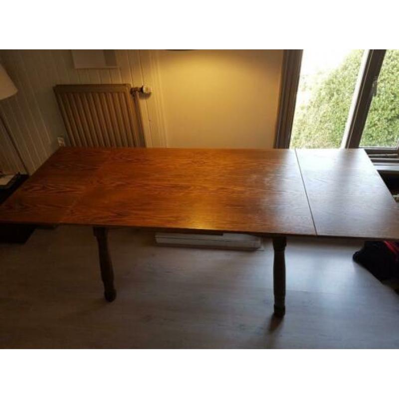 Houten tafel uitschuifbaar 133 x 88 x 75 cm (LxBxH)