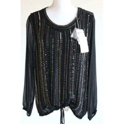 Zwarte blouse Patrizia Pepe, nieuw
