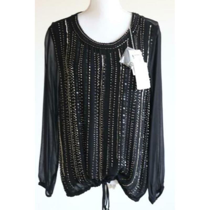 Zwarte blouse Patrizia Pepe, nieuw