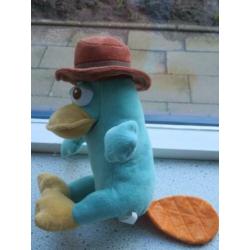 2 x Perry het Vogelbekdier Disney bruine hoed oranje staart