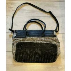 Gillian stoere slangenprint tas shopper Snake
