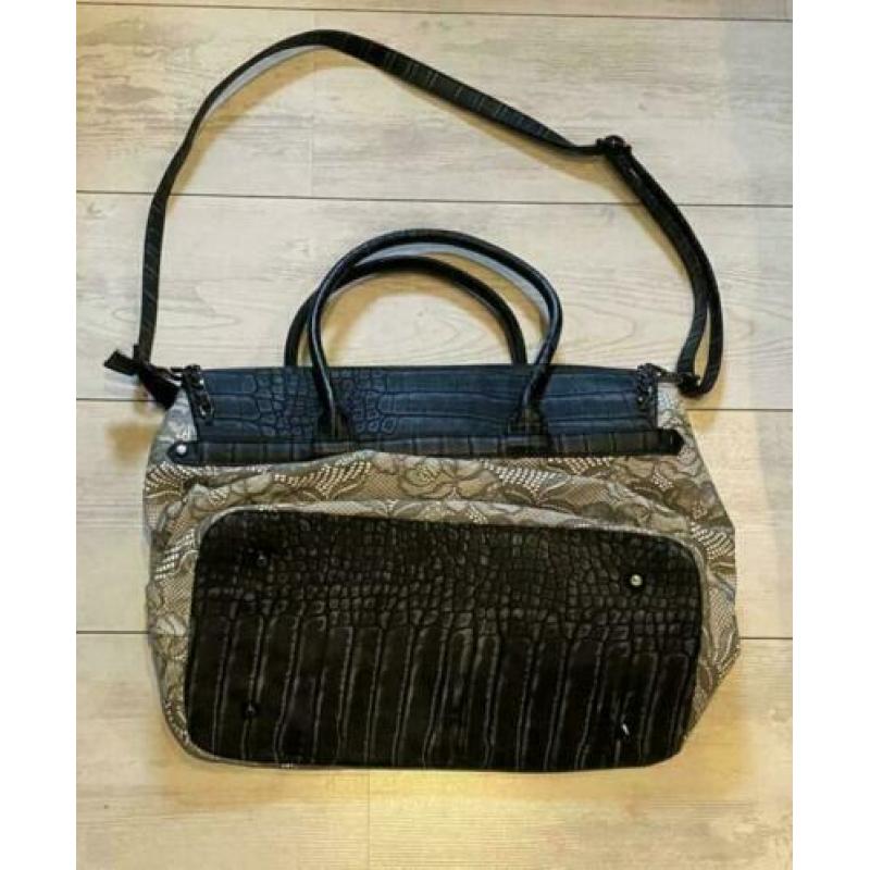 Gillian stoere slangenprint tas shopper Snake