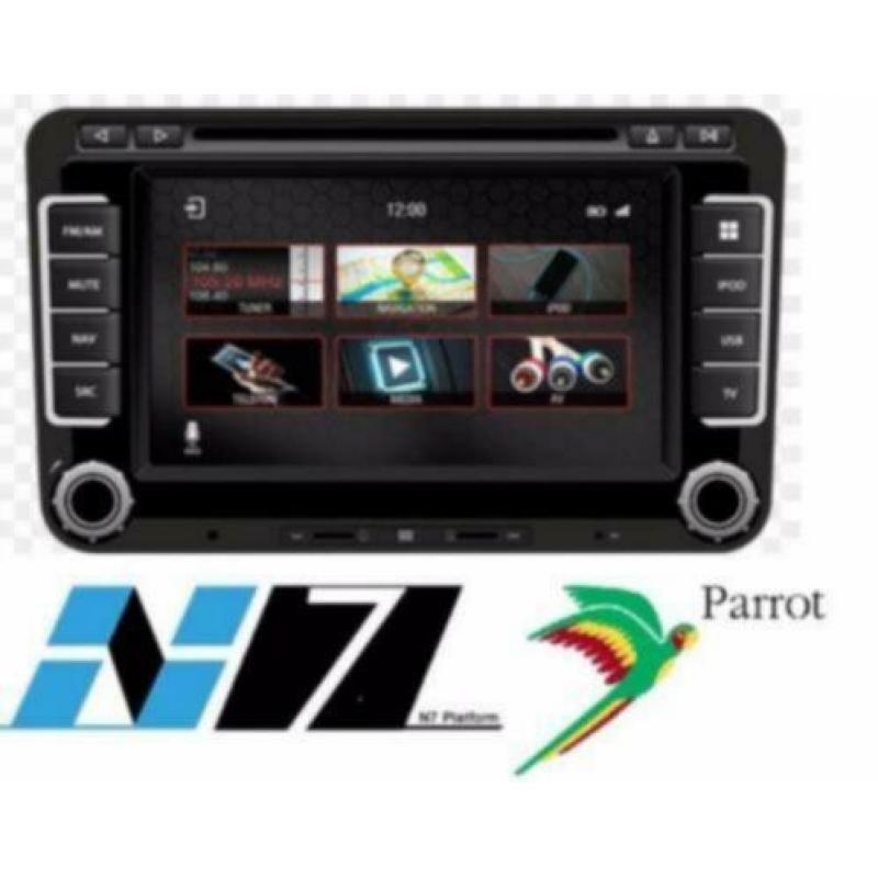 vw tiguan navigatie dvd parrot usb sd tmc carplay dab+