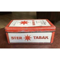 Oud blik Roode-Ster Tabak