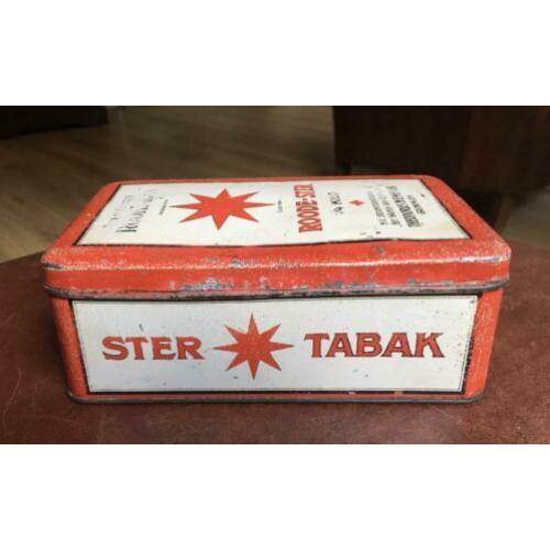 Oud blik Roode-Ster Tabak