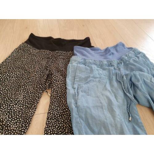 2 zwangerschapsbroeken H&M maat S