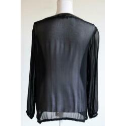 Zwarte blouse Patrizia Pepe, nieuw