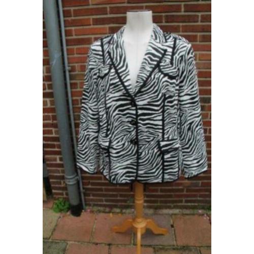 Jasje zwart/ wit zebra White Label mt 48