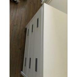 3 laden commode kast wit