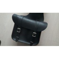 Tassenset leder voor XL Sportster / FXD Dyna / Softail