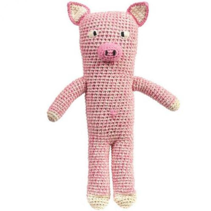 Anne Claire Petit knuffel varken met belletje -> SALE!