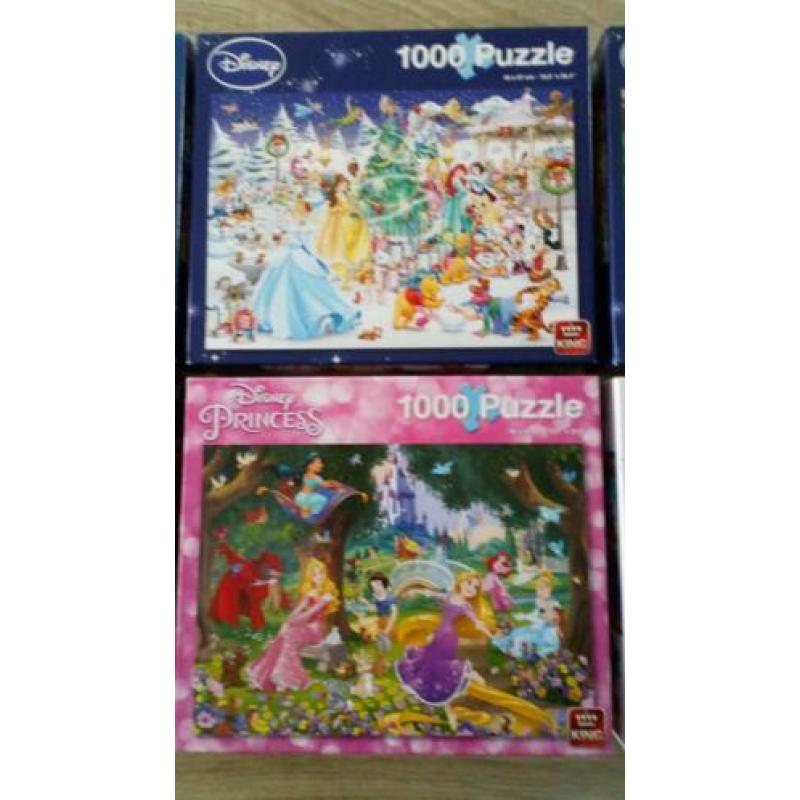 6 disney puzzels