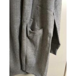 Grijs/lang vest??VILA??L