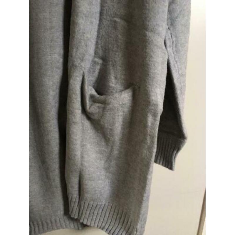 Grijs/lang vest??VILA??L