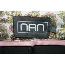 NAN bruin broek maat 36 S