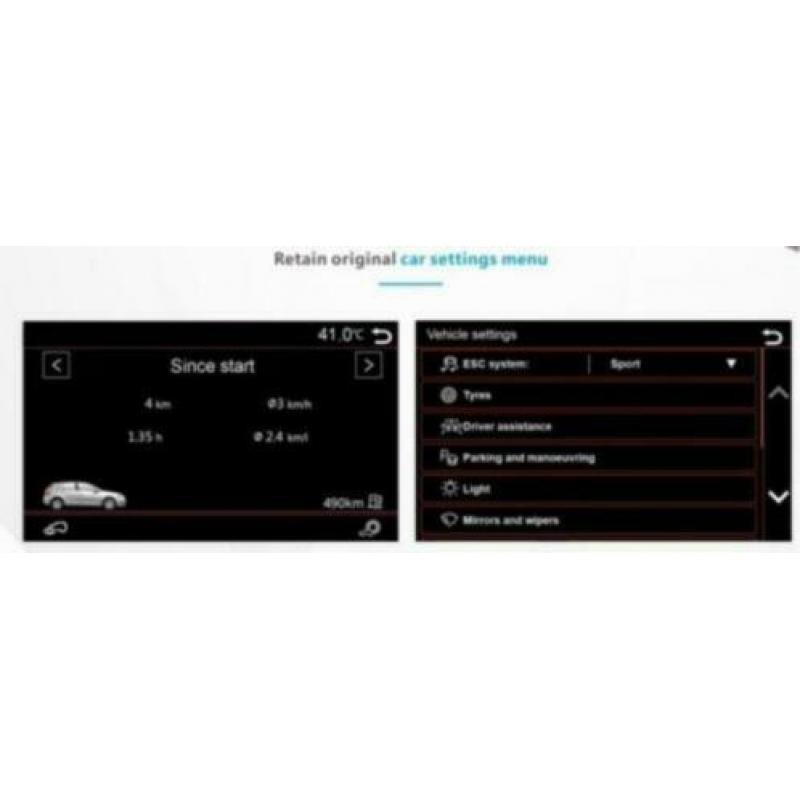 Navigatie vw Crafter 2019 touchscreen parrot carkit tmc dab+