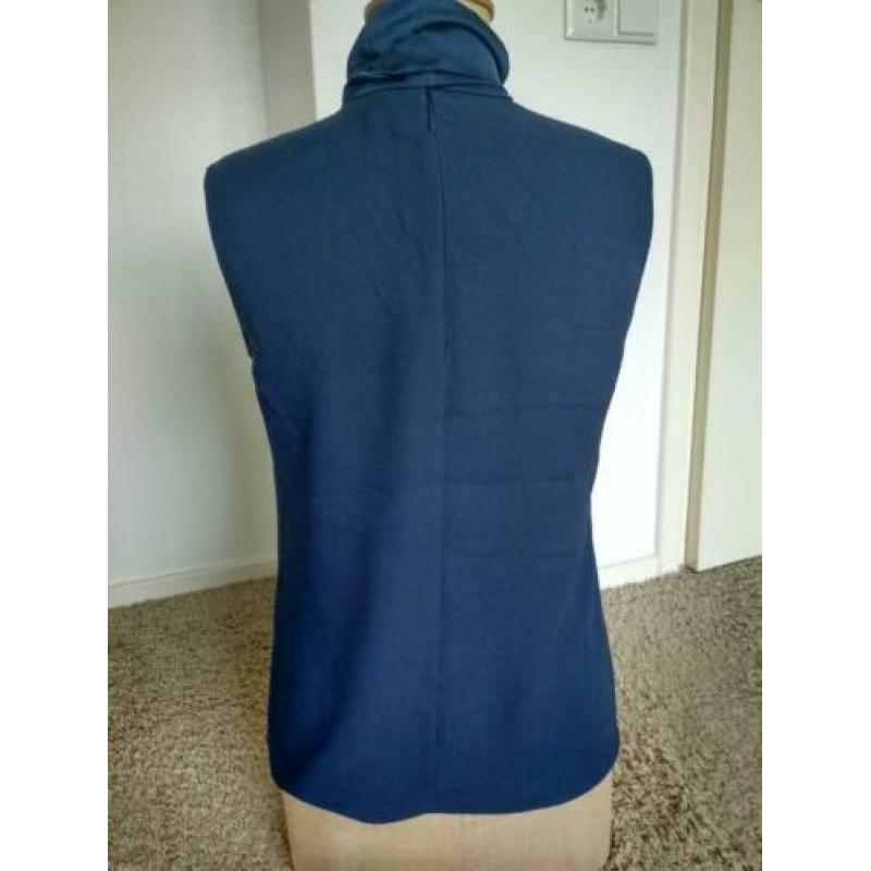 ladress blouse in navy, maat XS en incl verzenden.