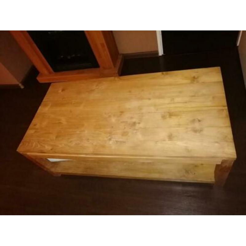 Teak salontafel gratis af te halen