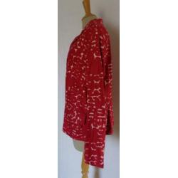 Mooi rood print jasje van Xandres (Belgium)! 46