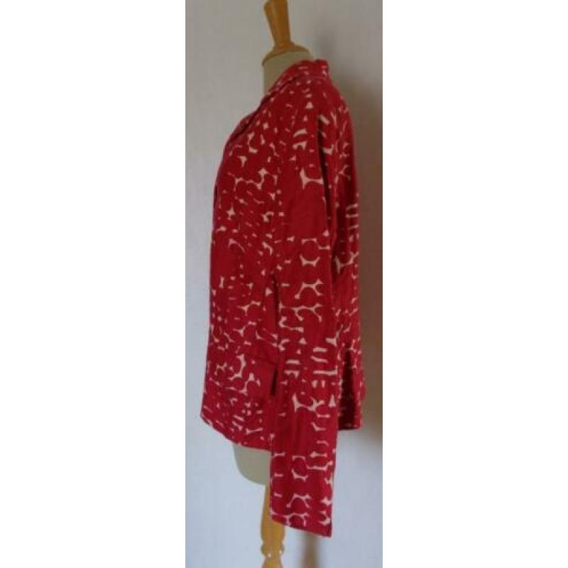 Mooi rood print jasje van Xandres (Belgium)! 46