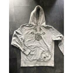G STAR RAW grijze hoodie sweater groen print XXL heren ZGAN