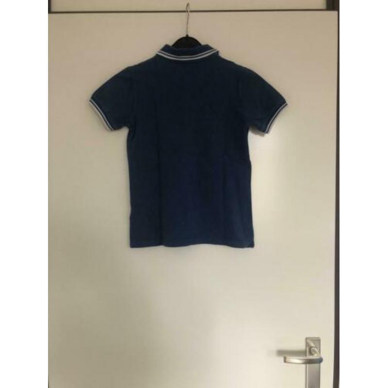Moncler polo shirt shirtje t-shirt jongens maat 140 blauw