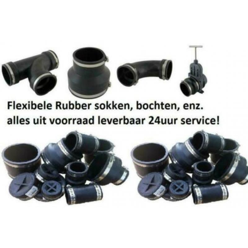 PVC buis, PVC koppelstuk, bochten knieën enz 24 uur service
