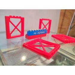 Lego | 64448 | Rood | Support 1 x 6 x 5 Girder Rectangular