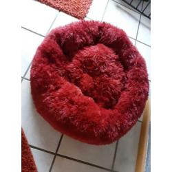 Dieprood zacht en 80 cm
