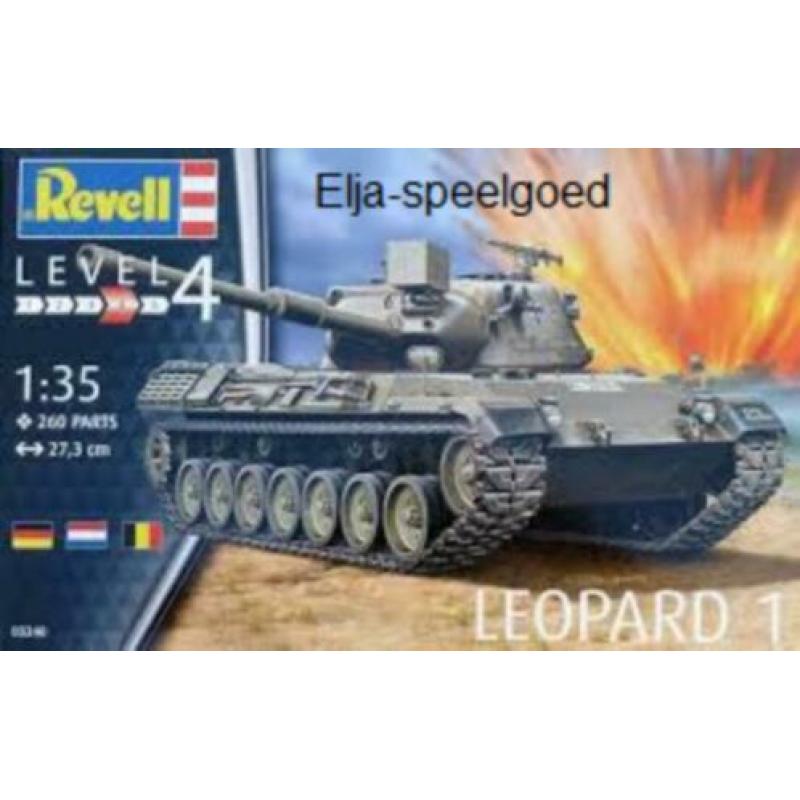 NIEUW Revell 1:35 LEOPARD 1 Tank 3240 Modelbouw.