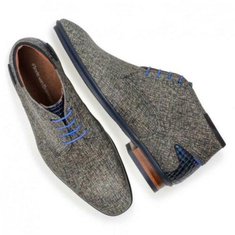 Floris van Bommel art 10131/20 boot taupe print m 7.5 (41.5)