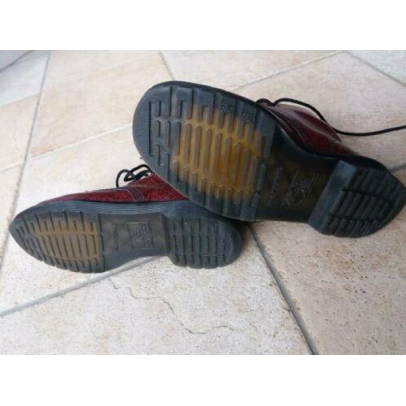 Dr Martens Pascal snakeprint viper wine mt 39