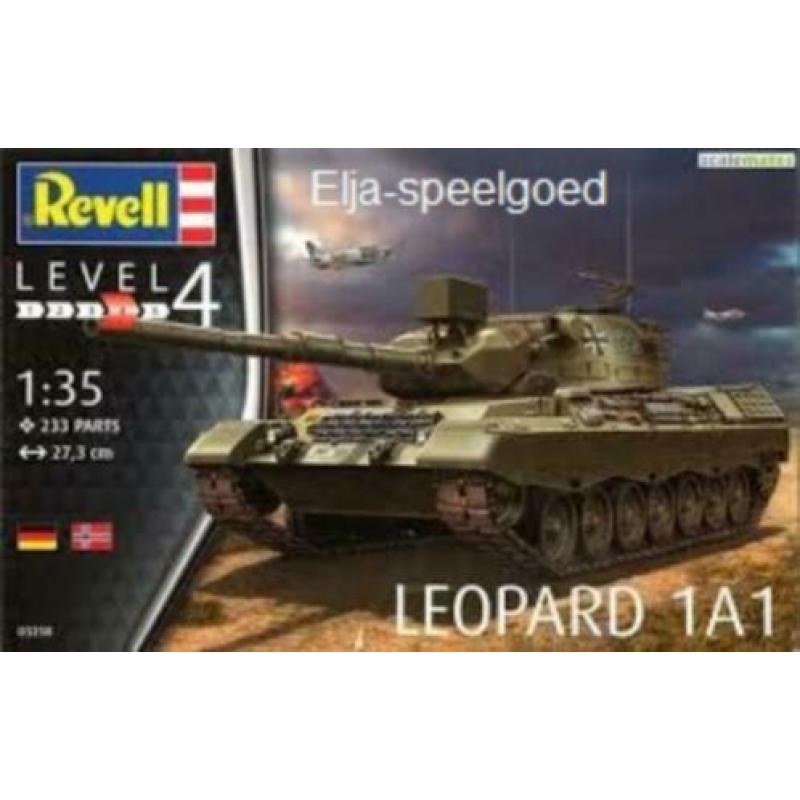 NIEUW Revell 1:35 LEOPARD 1 Tank 3240 Modelbouw.